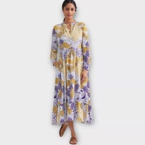 Mare Mare x Anthropologie Lynda Long Floral Resort Maxi Dress Gown sz XS